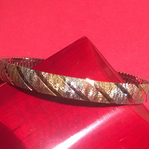Beautiful Tri Color Silver Bracelet~REDUCED~